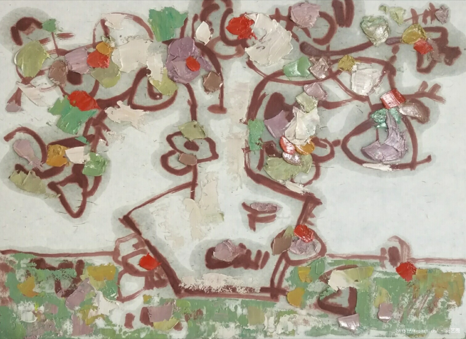 宣纸油画