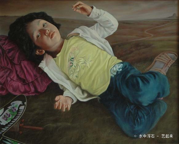 风筝,杨波 2012年布面油画 衍艺圈 topart.