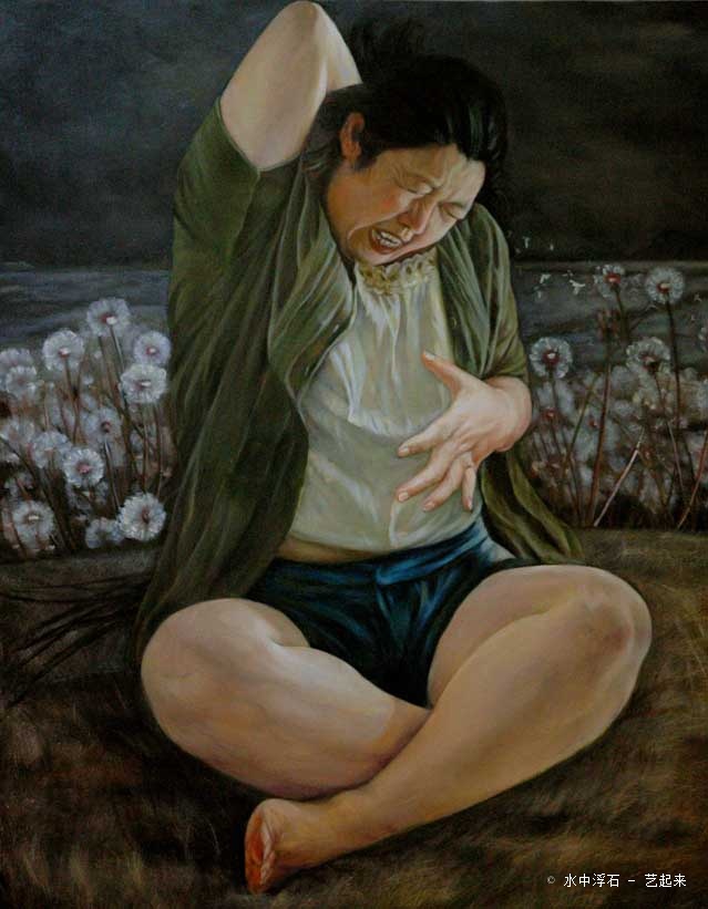 蒲公英,杨波 2009年布面油画 衍艺圈 topart.