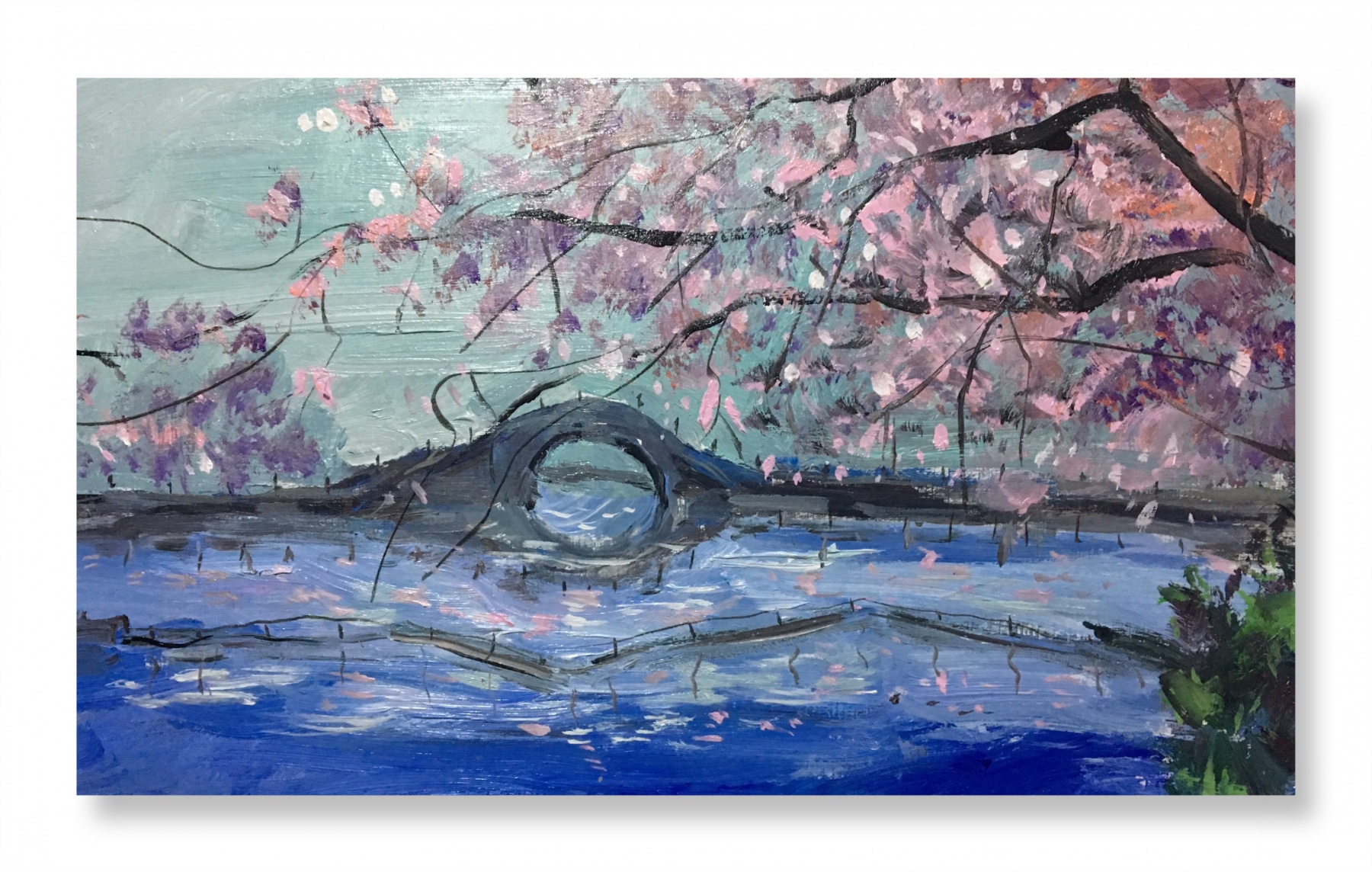 桃花开时,郭美美, 2018年纸张丙烯·综合材料 | 衍艺