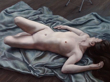 《仰卧女人体》