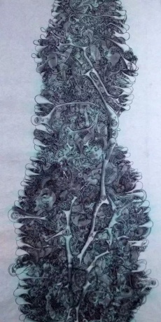 水墨系列。绿