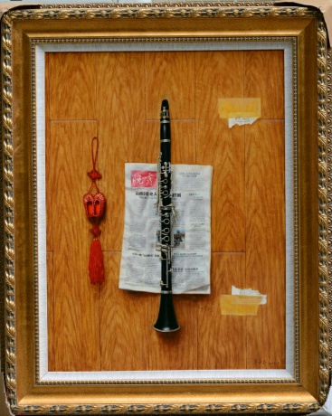 《单簧管》60x80cm油画2014年9月创作