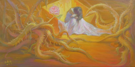 你已离我远去 35x70cm