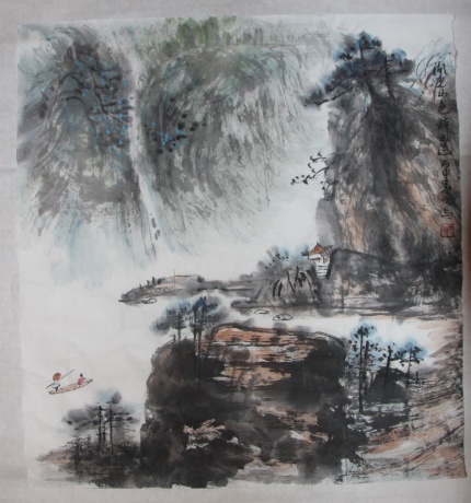 湖光山色醉吾心