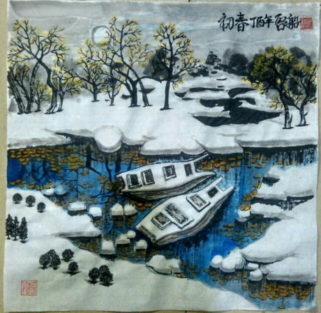 冰雪艺术，张启船