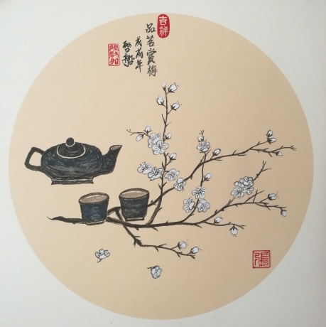 品茗赏梅