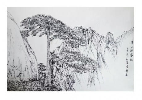钢笔画