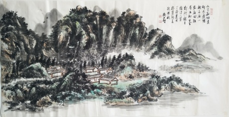 春拍《雨后青山如洗》