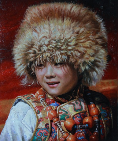 藏族小童