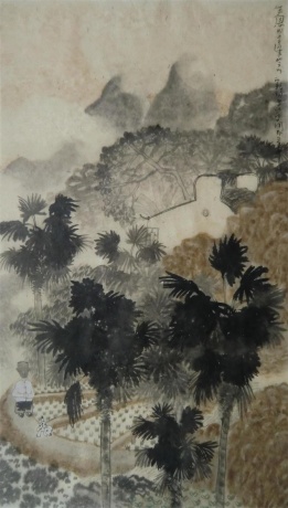 刘阳江南山水画