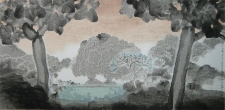 刘阳湘西山水画