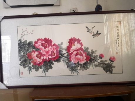 国画写意牡丹
