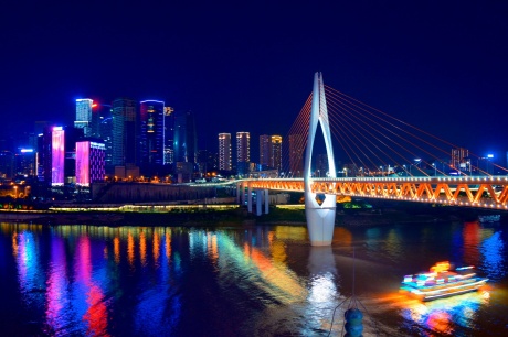 重庆江边夜景