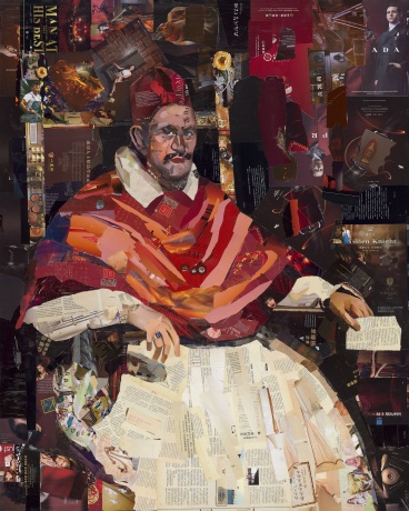 教皇英诺森十世肖像（拼贴画）