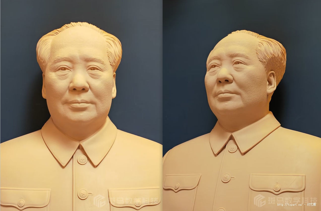 毛主席 伟人肖像雕塑 