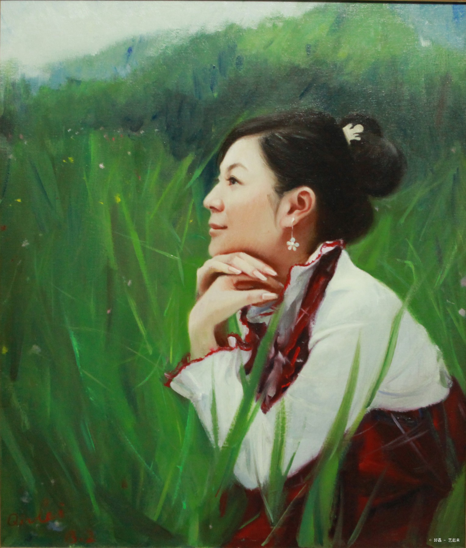 远望的风景,邱磊 2012年布面油画 衍艺圈 topart.