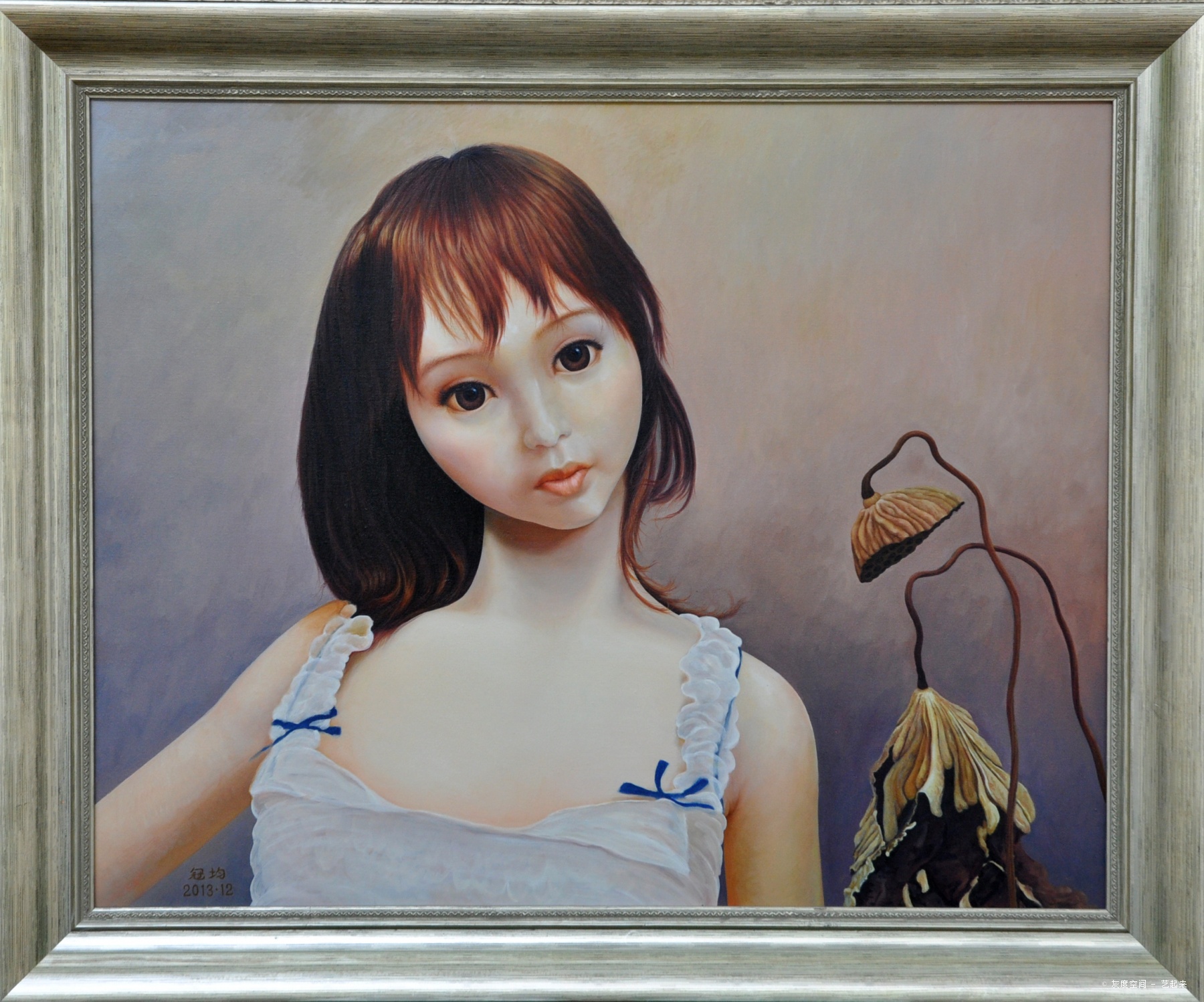 春拍《偶-晓荷,李冠军 2013年布面油画 衍艺圈 topart.