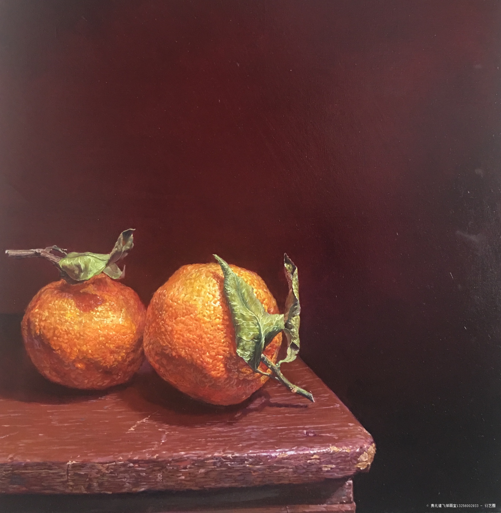 丑橘,费兆健飞焯画室13256002933, 2020年布面油画 